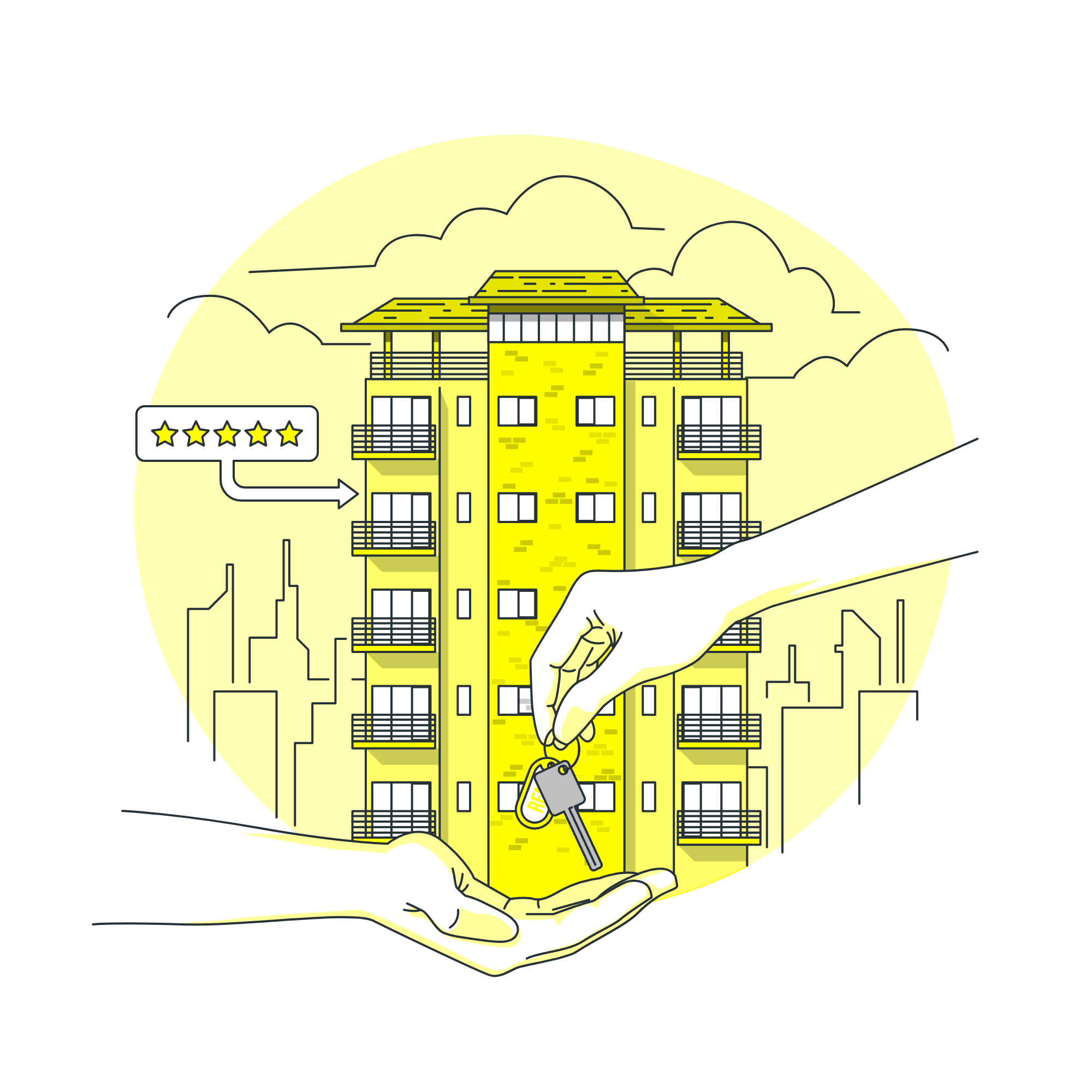 Illustration - Wohnungen